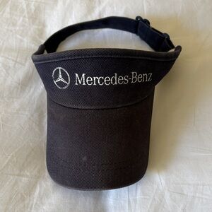 Navy Blue Mercedes Benz Visor Cap